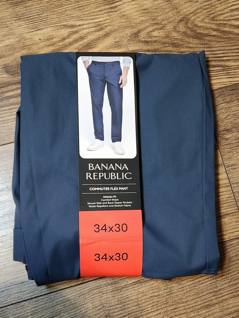 Banana Republic Men's Commuter Flex Pant - Navy